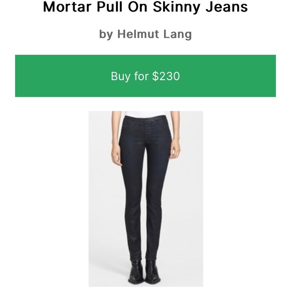 BLOWOUT SALE 😍HELMUT LANG Mortar pullon  skinny denim - Picture 9 of 9